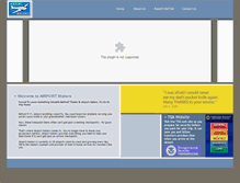 Tablet Screenshot of airportmailers.com